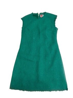 Kate Spade Twead ' Emerald Green Sleeveless A-Line Dress